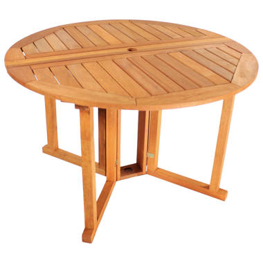 Round extendable best sale garden table